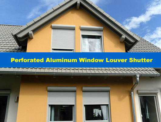 Security Aluminum Window Louver Screen Panels