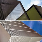 Architectural Perforated Metal Exterior Wall Cladding