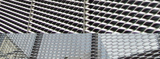 Expanded Decortive Aluminum Mesh Panels