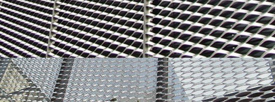 Expanded Decortive Aluminum Mesh Panels