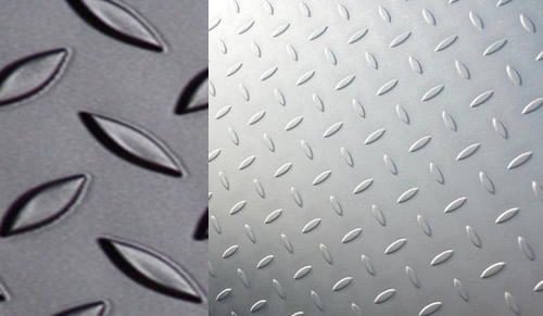 Galvanized best sale chequered plate