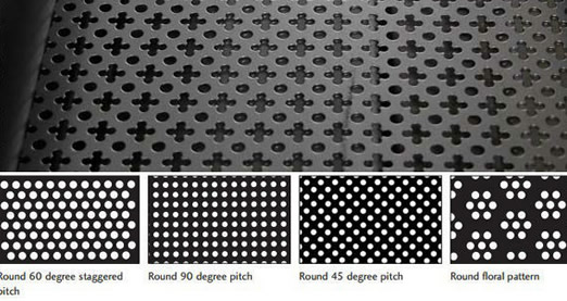 Copper Perforated Screen Panels Punching Hole Metal Sheet
