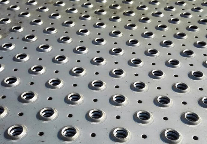 Galvanized Steel Perforated Sheet-MS Round Hole Plate,Slotted Hole ...