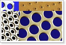 Copper Perforated Round Hole Plate