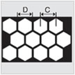 Galvanized Metal Perforated Sheet in Hexagon Hole Shape